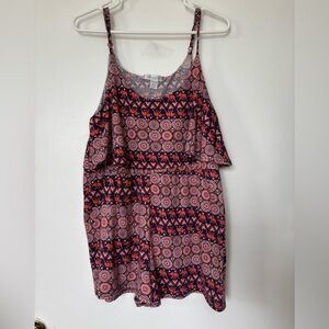 🎉4/30$🎉 Magazine Printed Romper - Size XL